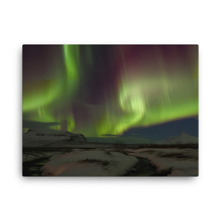 Northern Lights Adventure canvas - Posterfy.AI