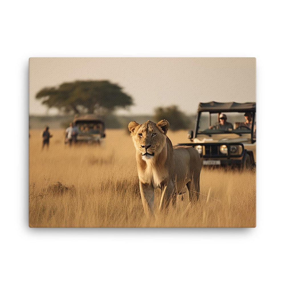 African Safari Adventure canvas - Posterfy.AI