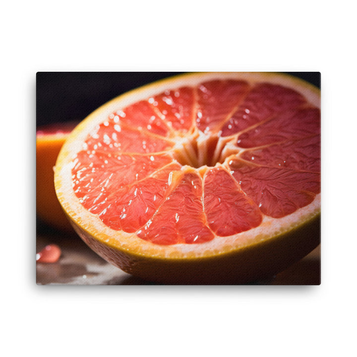 Pink Citrus Sunrise canvas - Posterfy.AI