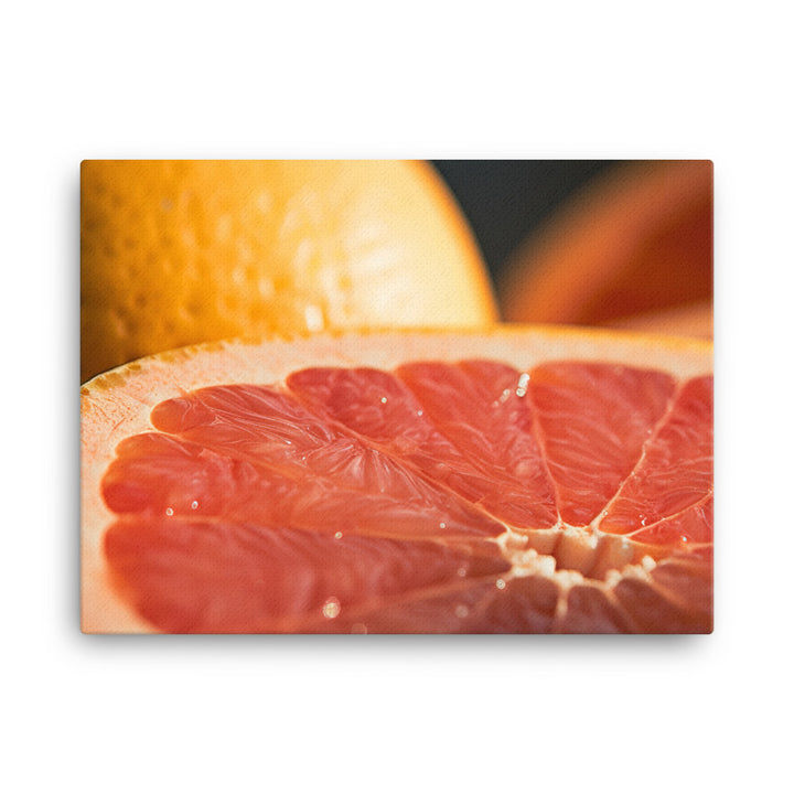 Pink Citrus Sunrise canvas - Posterfy.AI