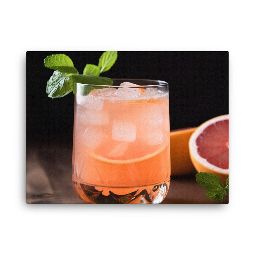 Grapefruit Mocktail canvas - Posterfy.AI