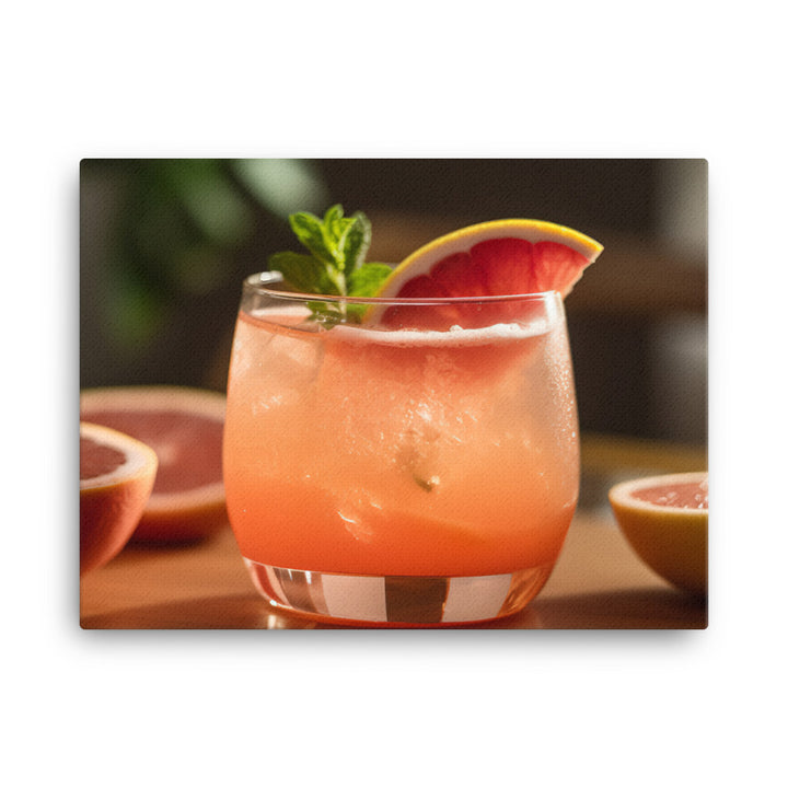 Grapefruit Mocktail canvas - Posterfy.AI