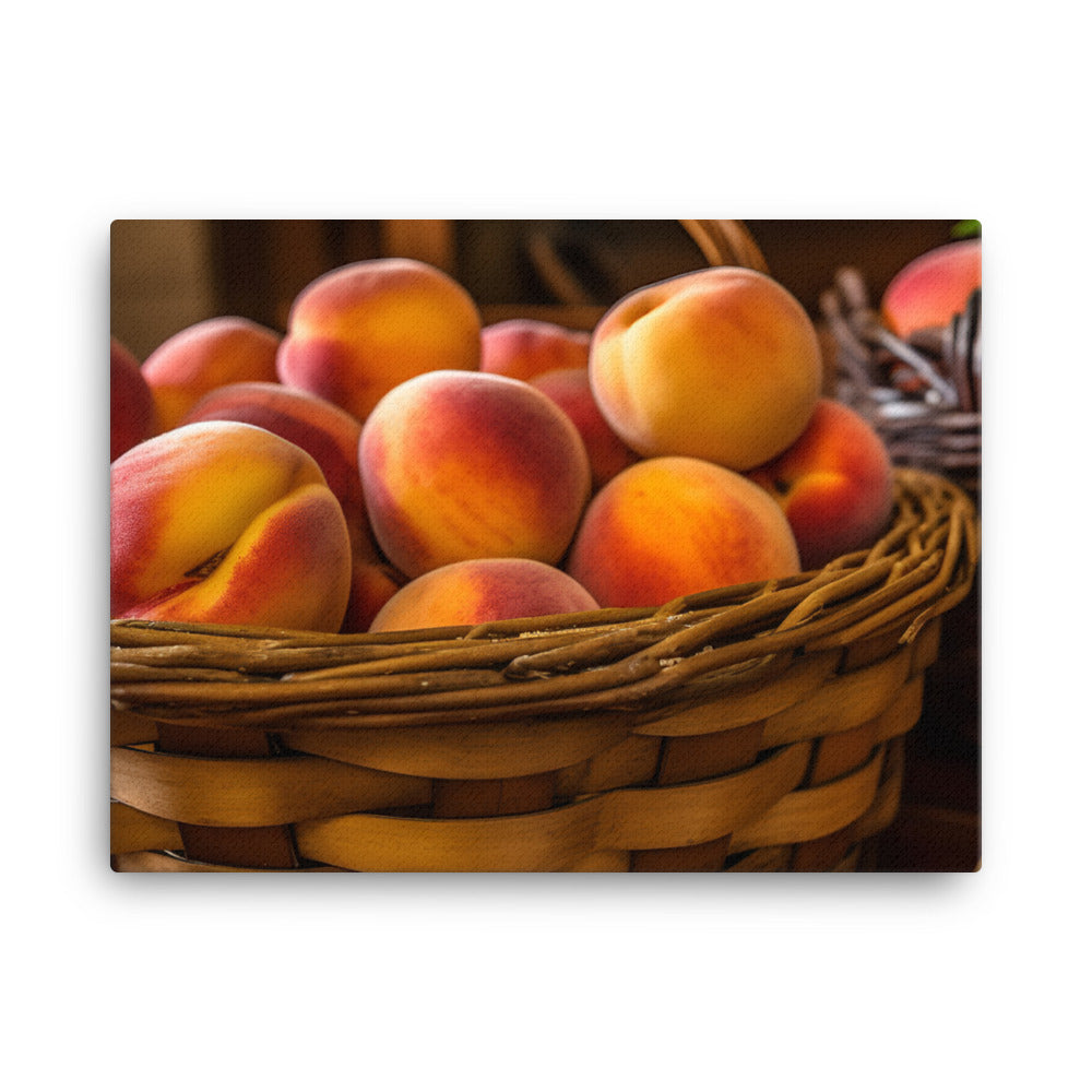 Peach Cobbler canvas - Posterfy.AI