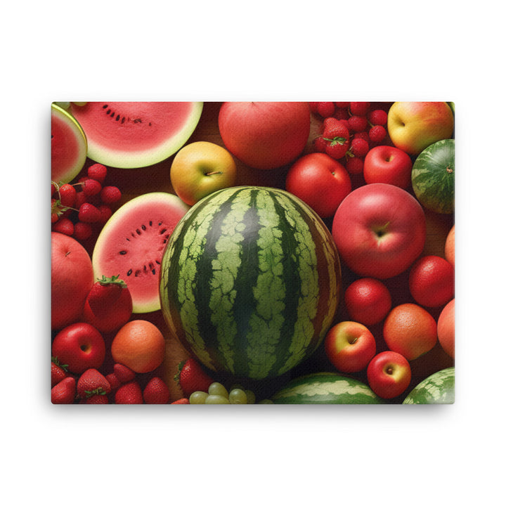 Watermelon Fruitscape canvas - Posterfy.AI