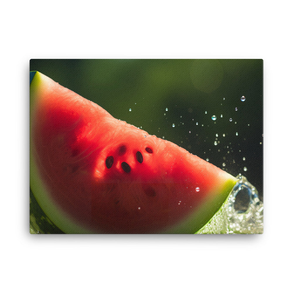 Juicy Watermelon Delight canvas - Posterfy.AI