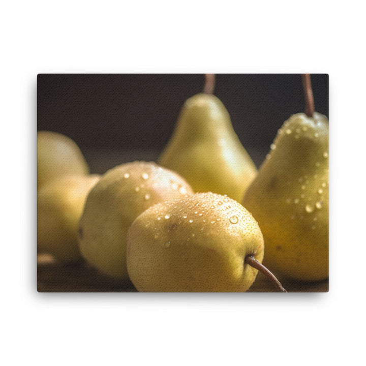 Golden Delicious Pears canvas - Posterfy.AI