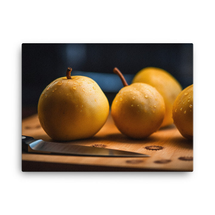 Asian Pears canvas - Posterfy.AI