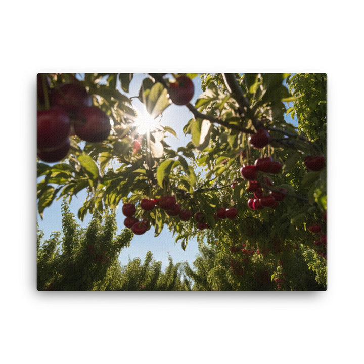 Cherry Picking Season canvas - Posterfy.AI