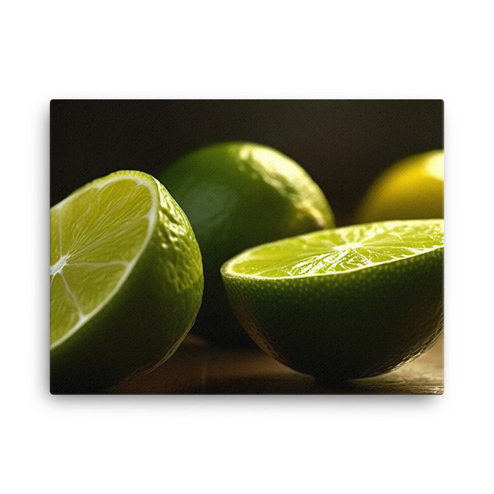 Zesty Limes canvas - Posterfy.AI