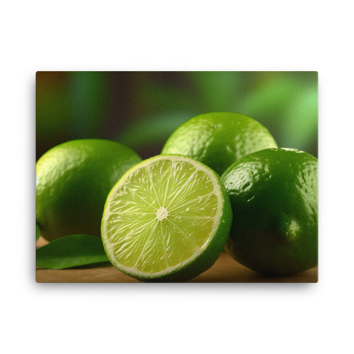 Zesty Limes canvas - Posterfy.AI