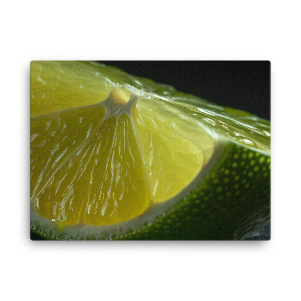 Lime Slice canvas - Posterfy.AI