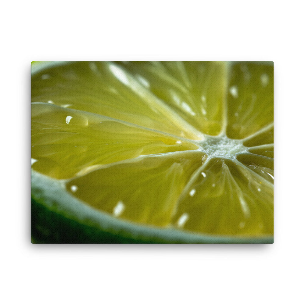 Lime Slice canvas - Posterfy.AI