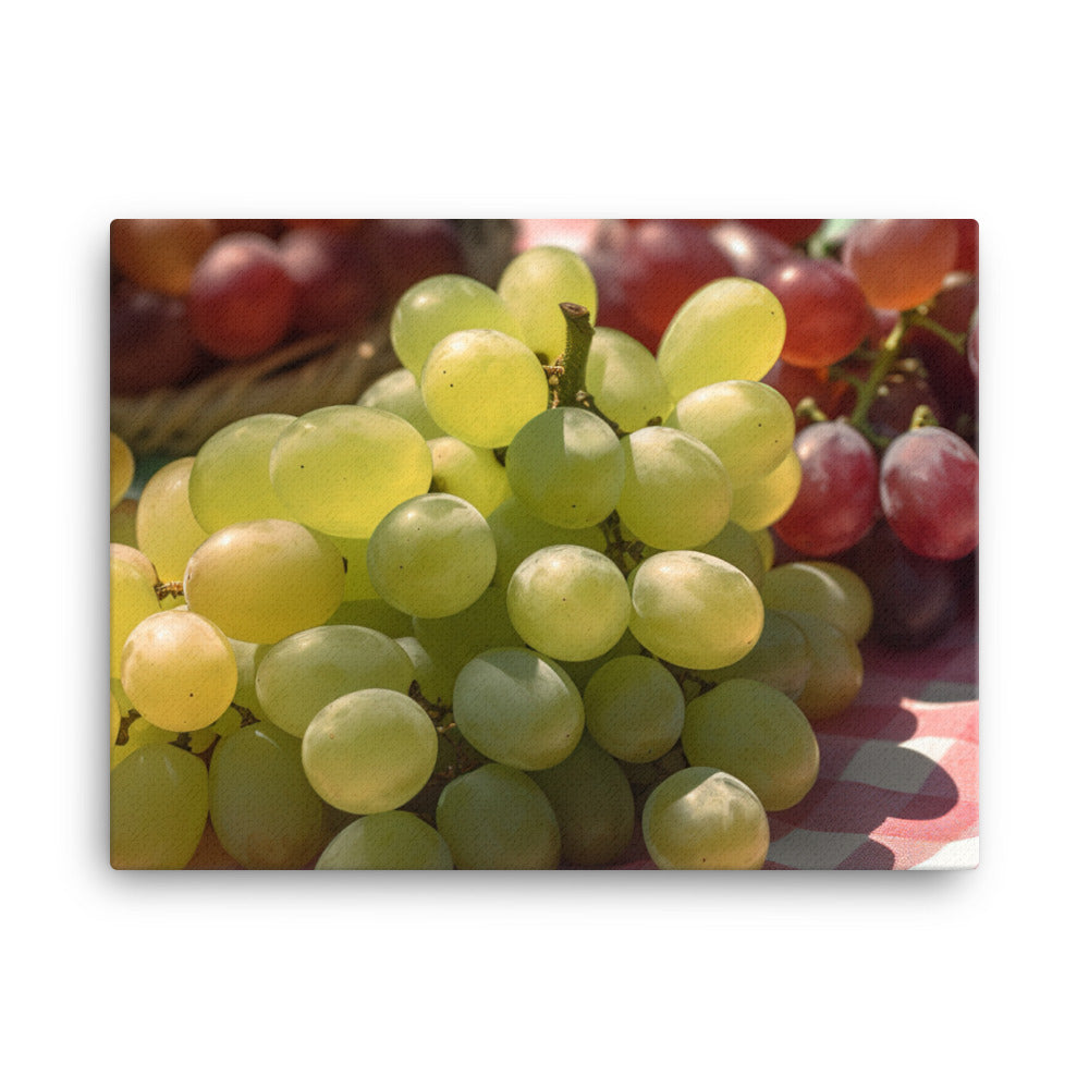 Fresh Grapes canvas - Posterfy.AI