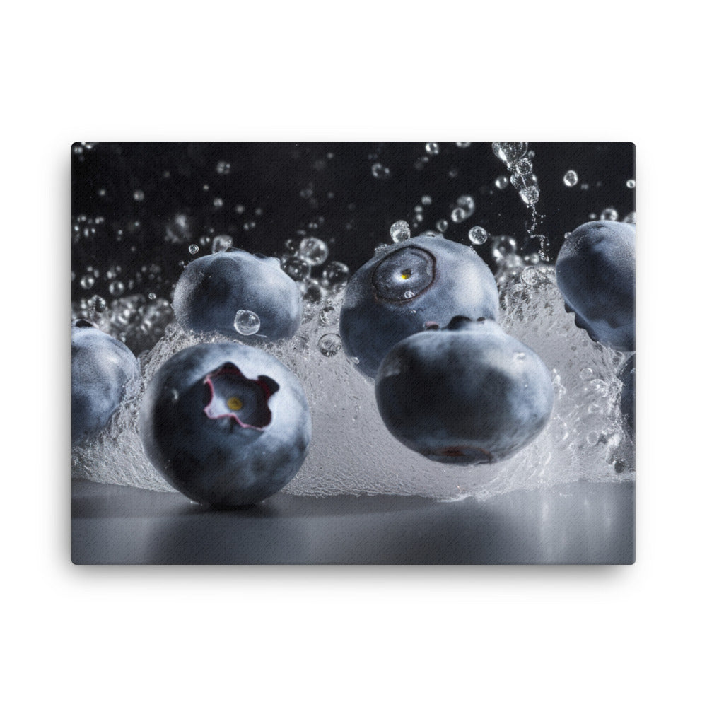 Blueberry Explosion canvas - Posterfy.AI