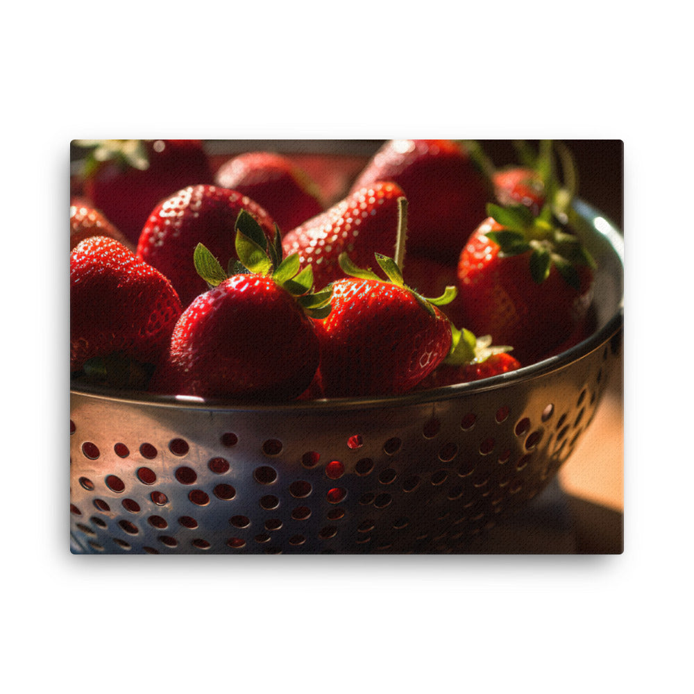 Strawberry canvas - Posterfy.AI