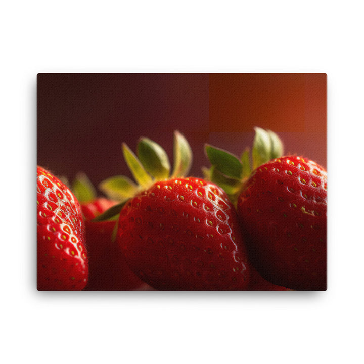 Succulent Strawberry Stack canvas - Posterfy.AI