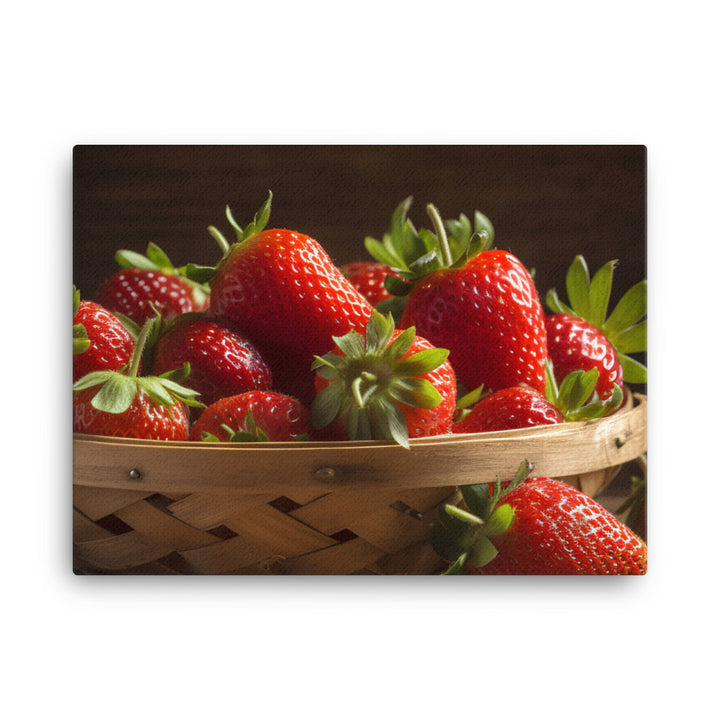 Strawberry canvas - Posterfy.AI