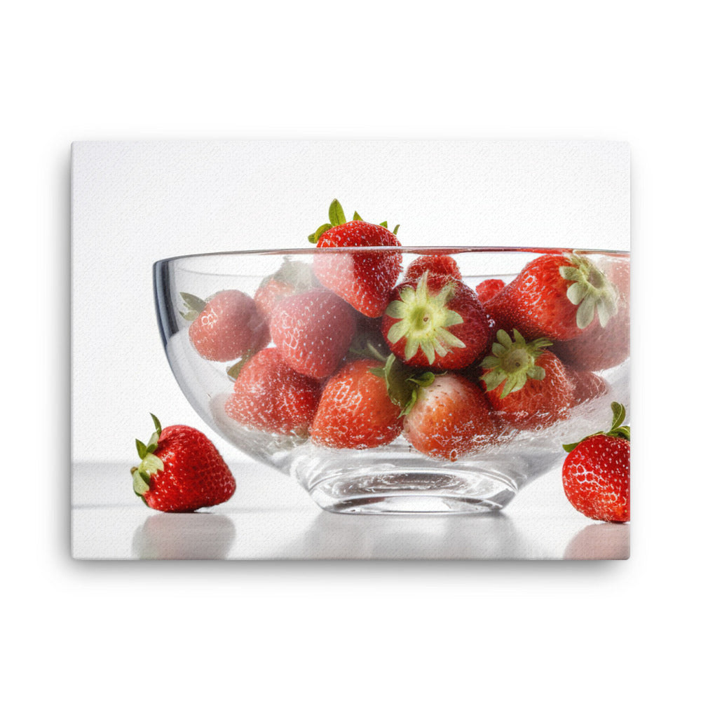 Strawberry canvas - Posterfy.AI