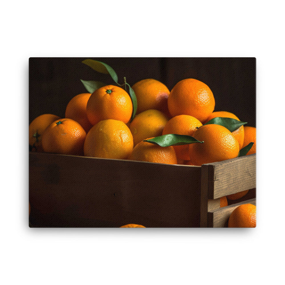 Juicy and Sweet Oranges canvas - Posterfy.AI