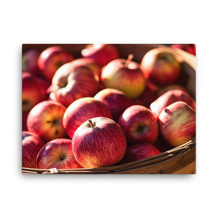 The Beauty of Fresh Apples canvas - Posterfy.AI