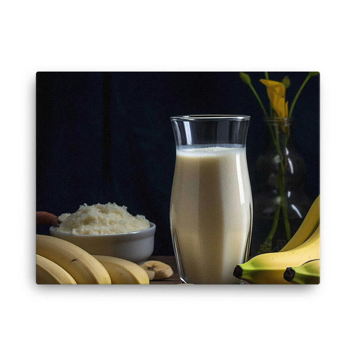 The Perfect Banana Smoothie canvas - Posterfy.AI