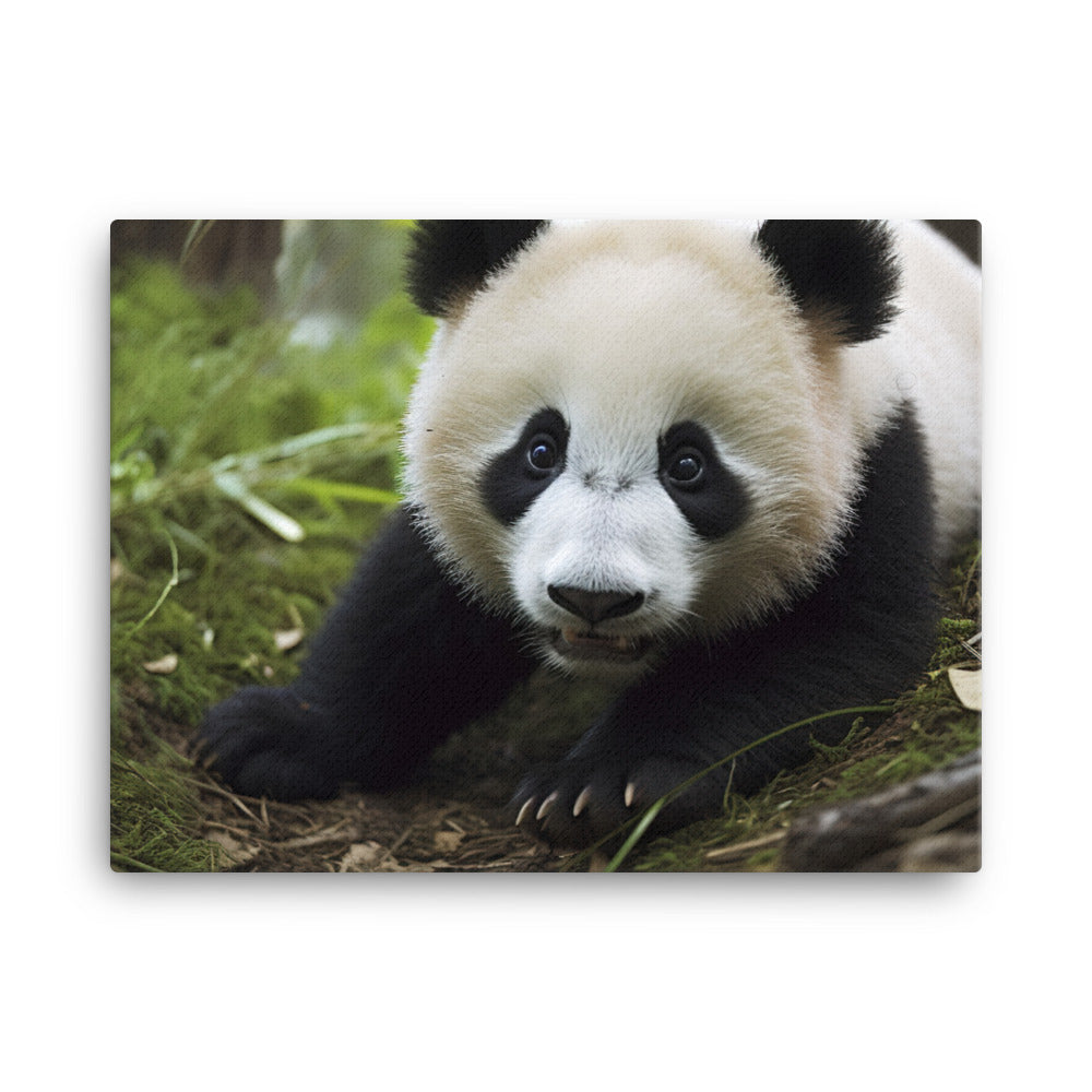 Panda Portrait canvas - Posterfy.AI