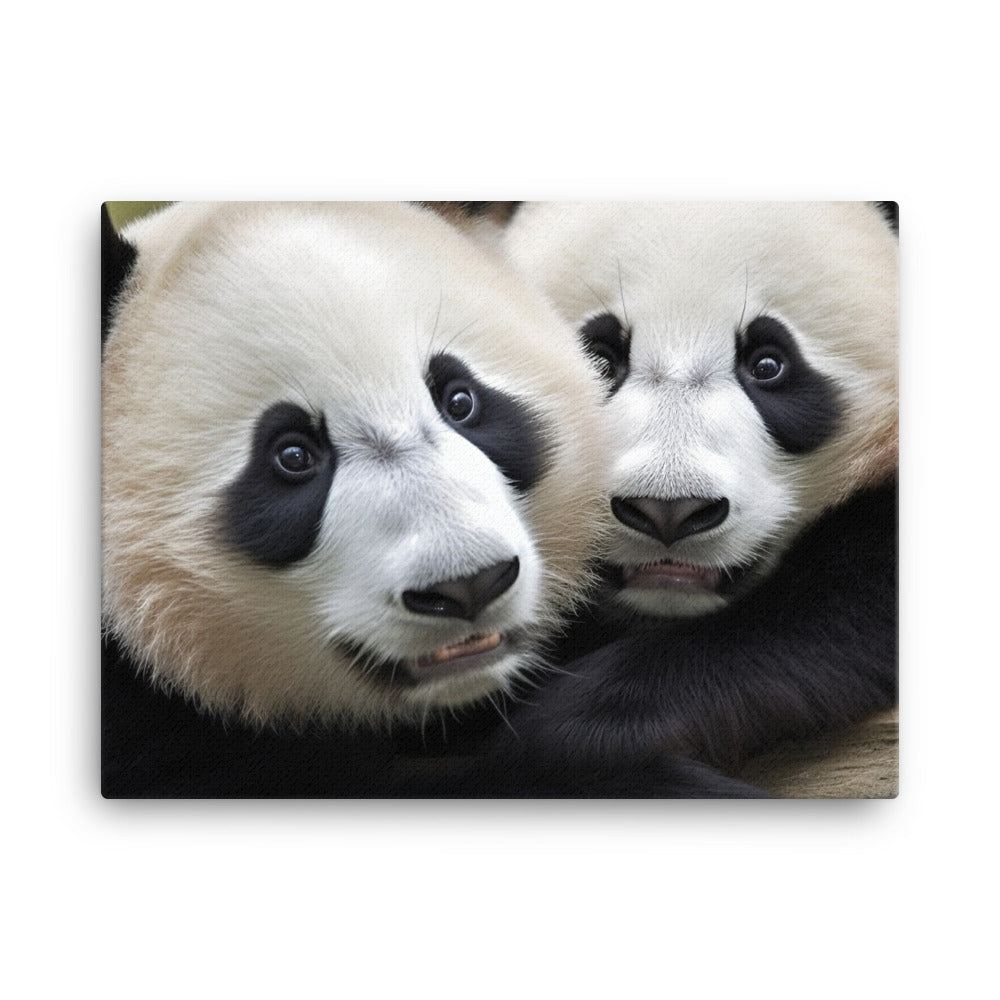 Panda Love canvas - Posterfy.AI