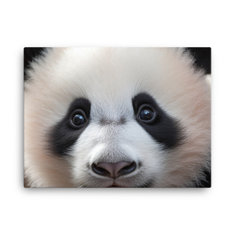 Adorable Panda Cub canvas - Posterfy.AI