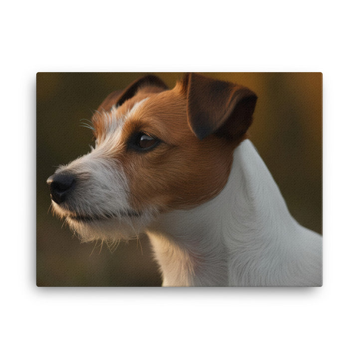 Loyal Jack Russell Terrier canvas - Posterfy.AI