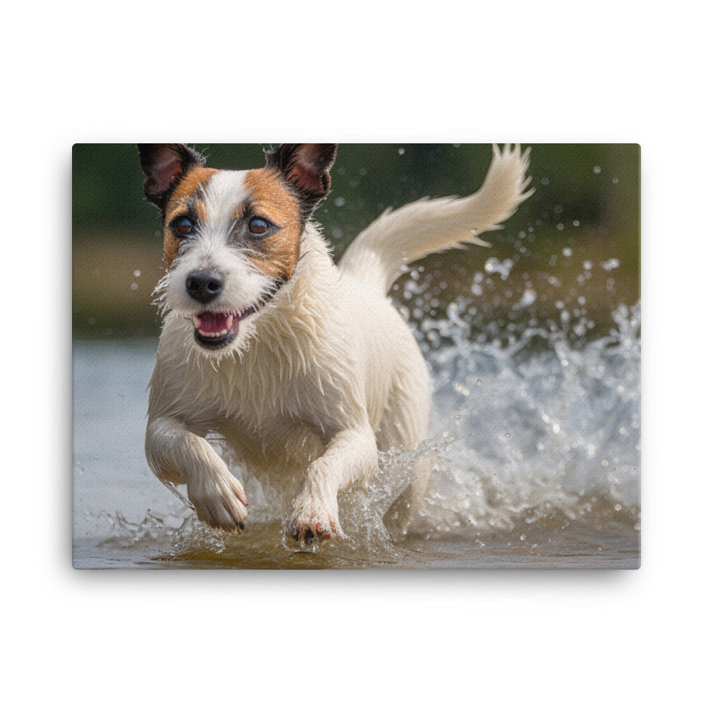 Jack Russell Terriers Comical Expression canvas - Posterfy.AI