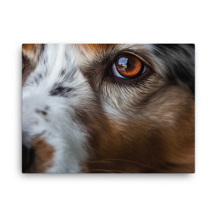 Ruggedly handsome: Australian Shepherd canvas - Posterfy.AI