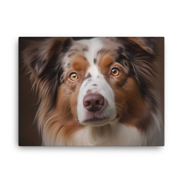 Graceful and loyal: Australian Shepherd canvas - Posterfy.AI