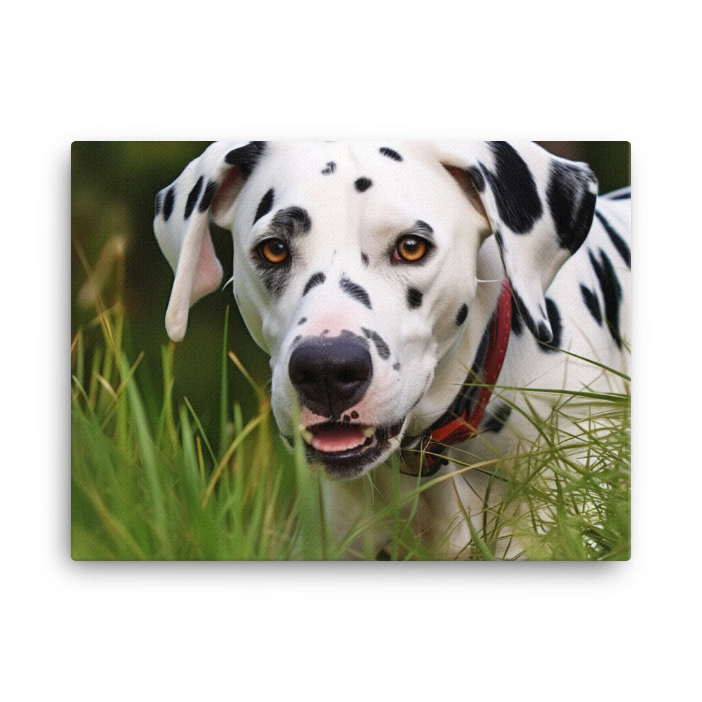 A playful Dalmatian canvas - Posterfy.AI