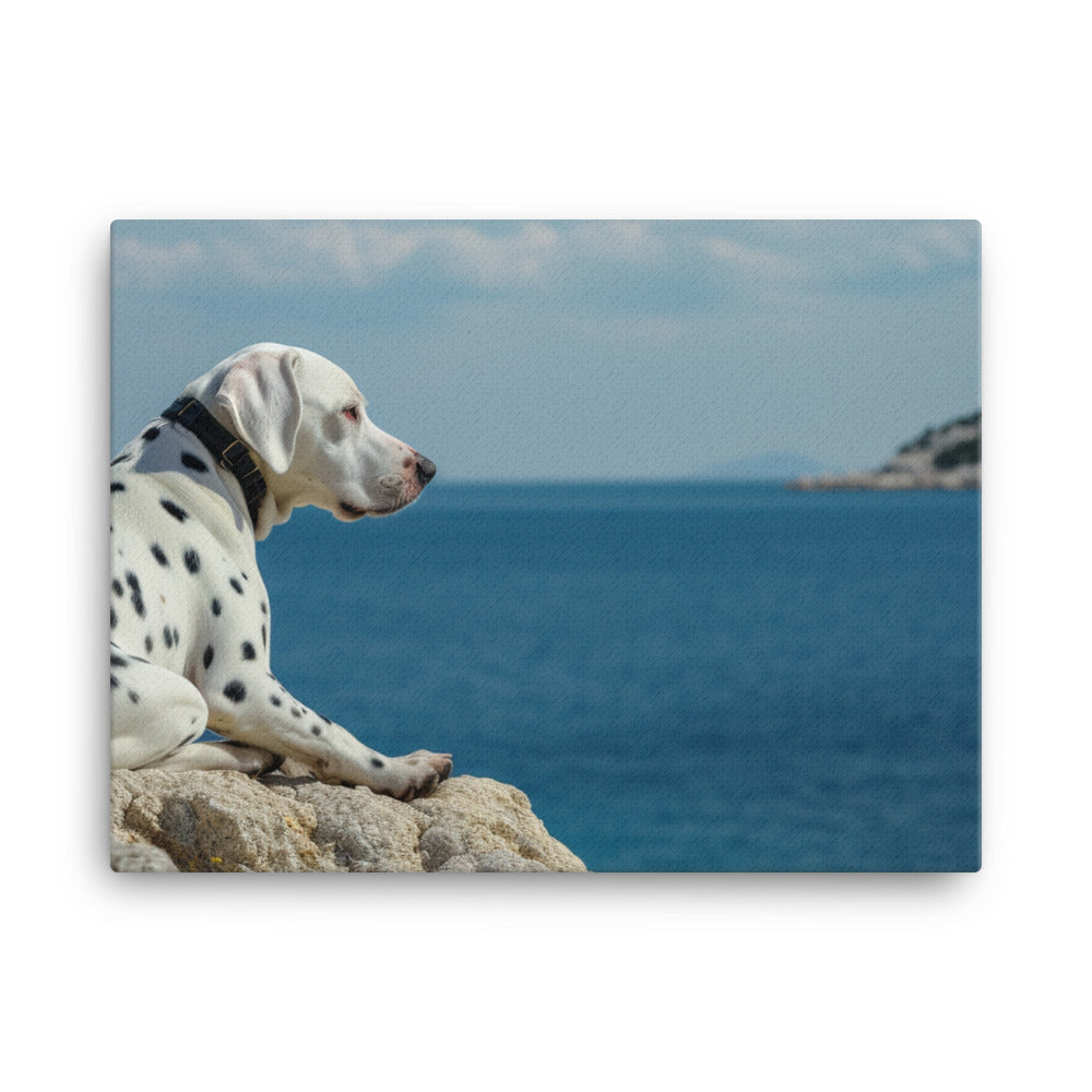 Dalmatian Daydream canvas - Posterfy.AI