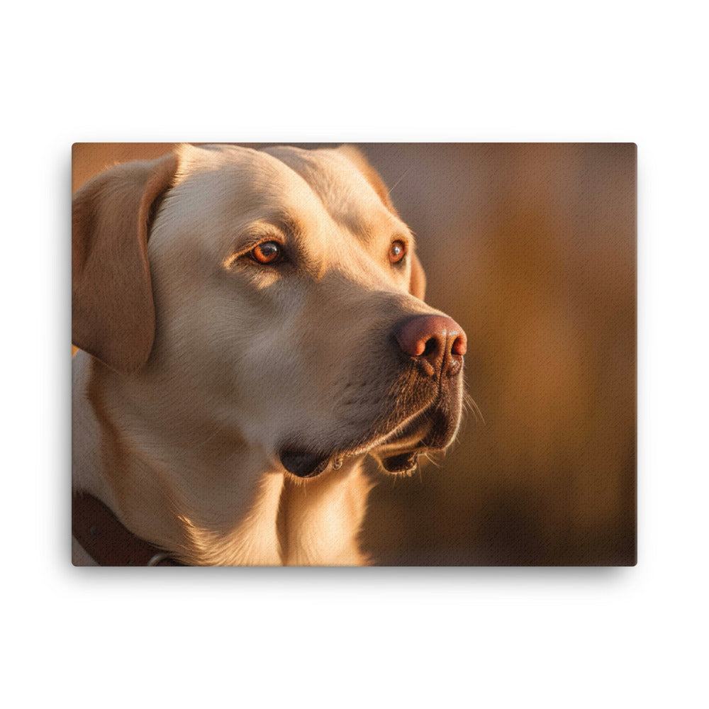 The grace and elegance of a Labrador Retriever canvas - Posterfy.AI