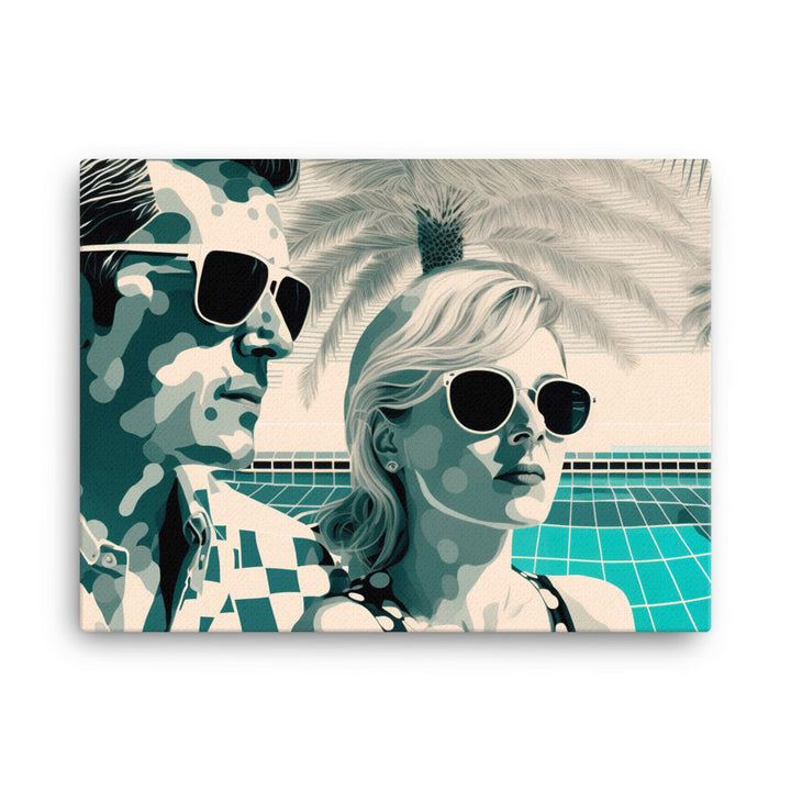 Summer couple canvas - Posterfy.AI