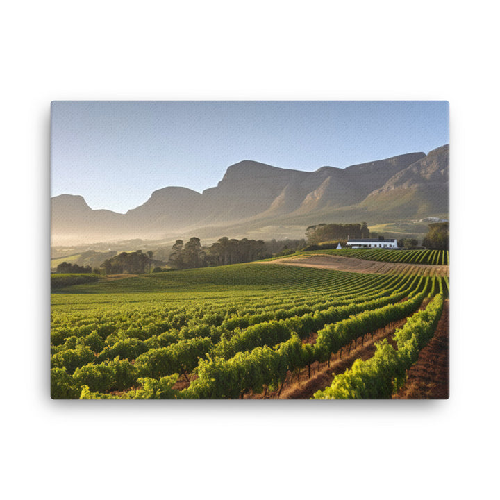 Explore Cape Towns Winelands canvas - Posterfy.AI