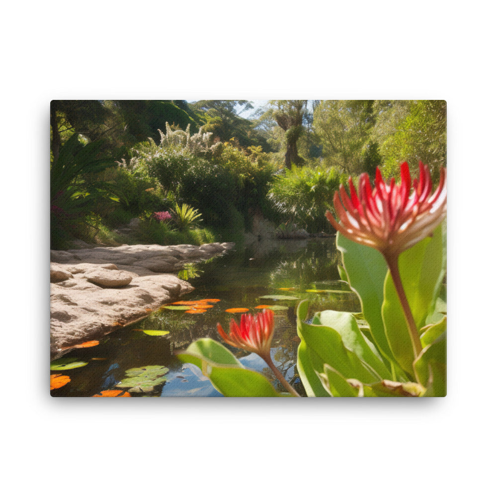 Capture the Serenity of Kirstenbosch Botanical Garden canvas - Posterfy.AI