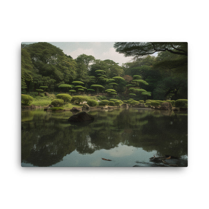 The Tranquil Side of Tokyo canvas - Posterfy.AI