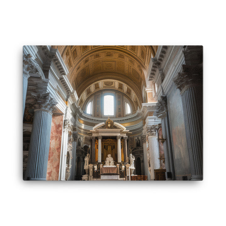 Romes Beautiful Churches canvas - Posterfy.AI