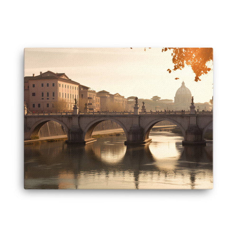 Romantic Rome canvas - Posterfy.AI