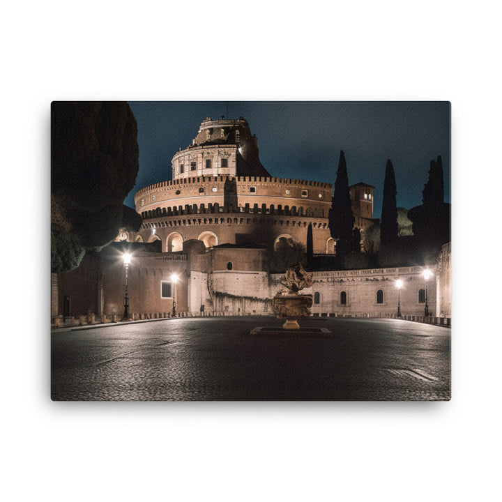 Romes Historic Landmarks canvas - Posterfy.AI