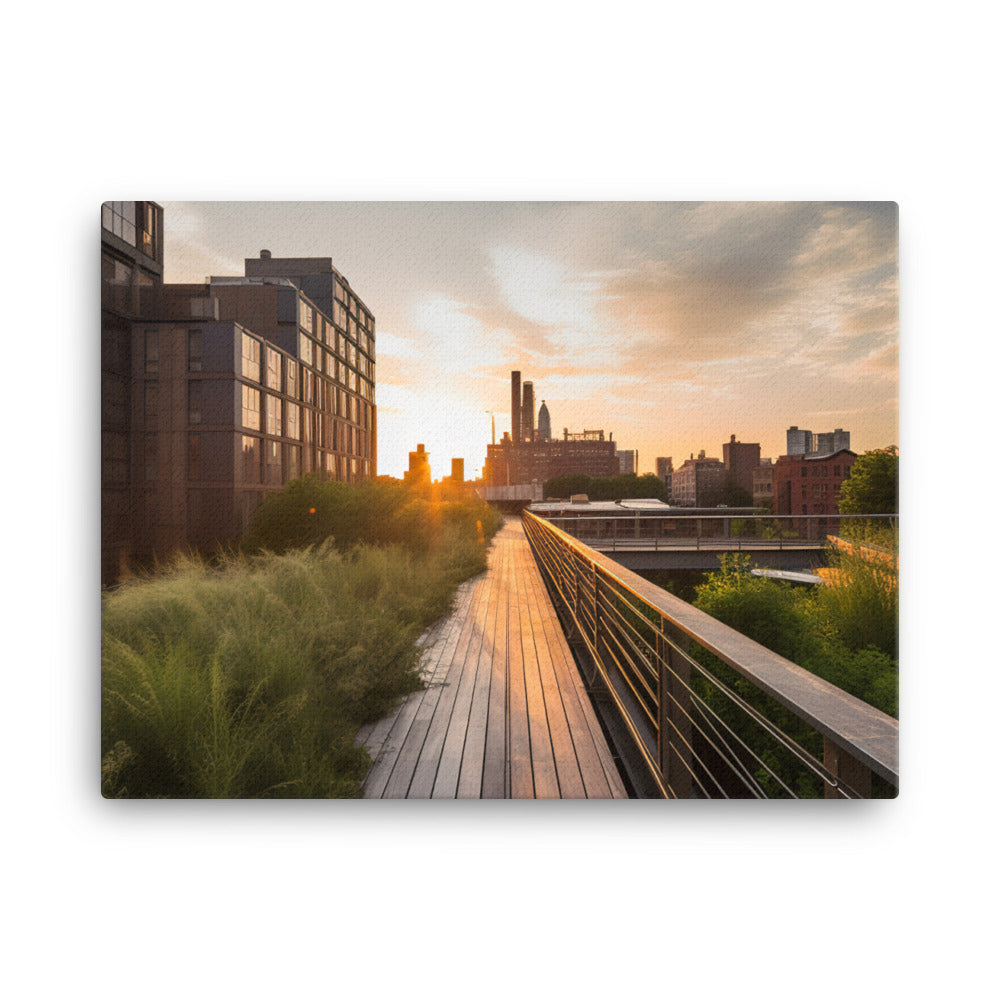 The High Line - A unique urban park in the sky canvas - Posterfy.AI