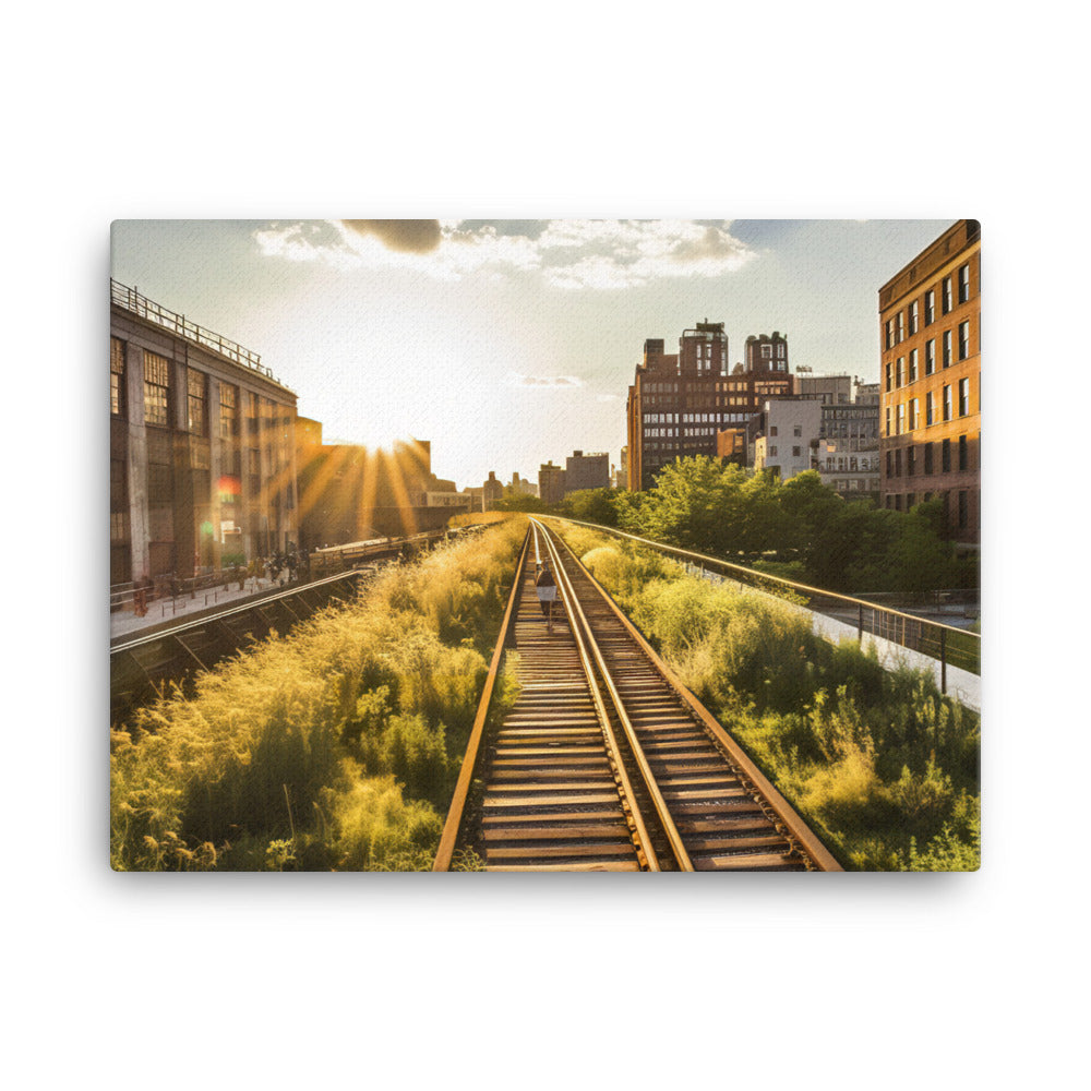 The High Line - A unique urban park in the sky canvas - Posterfy.AI