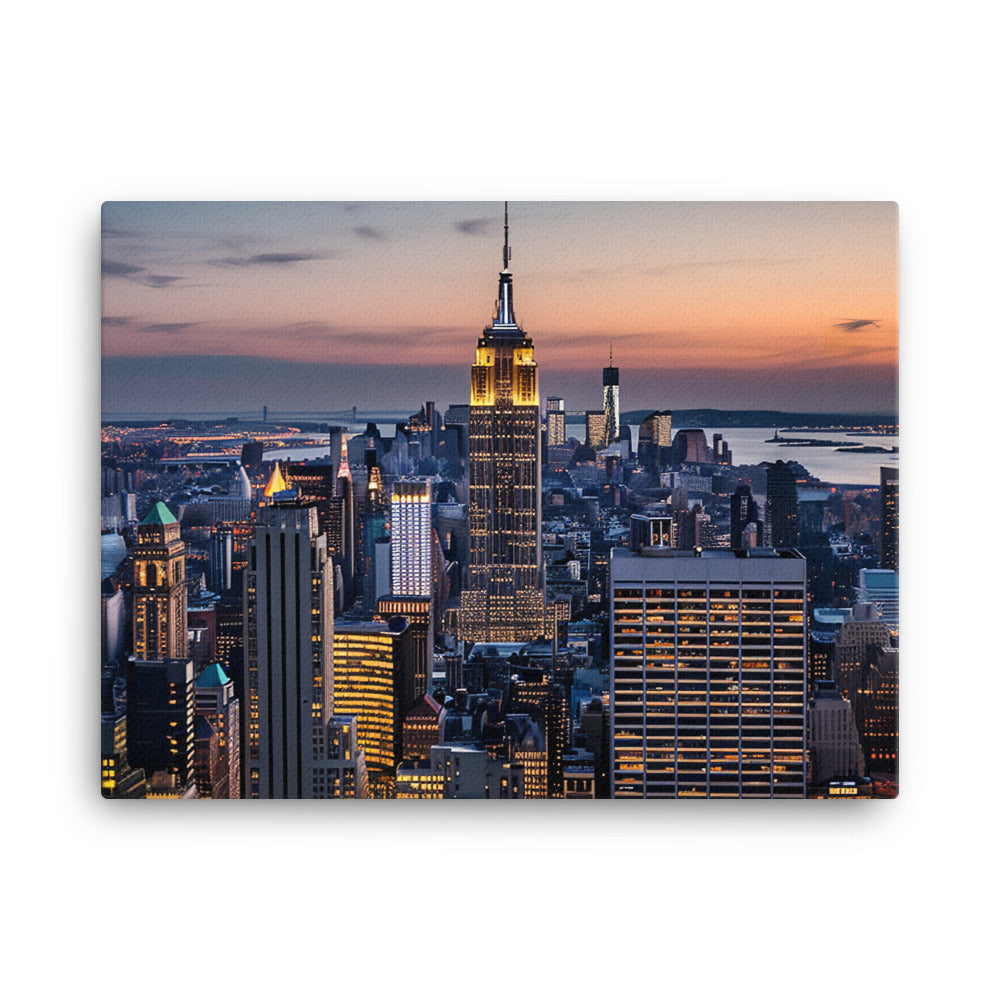 New York City Skyline canvas - Posterfy.AI