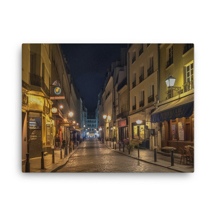 Paris by Night canvas - Posterfy.AI