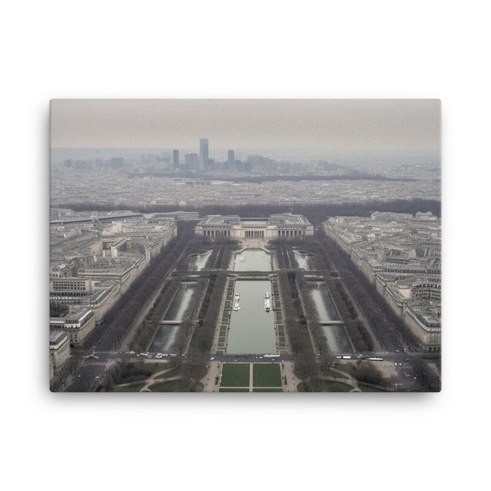 From the Top of the Eiffel Tower canvas - Posterfy.AI