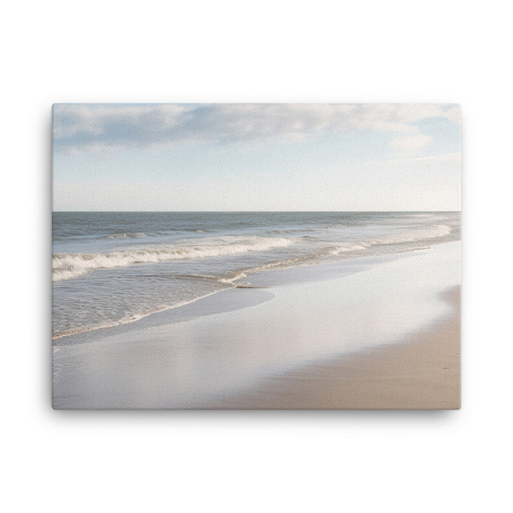 The Tranquil Beach canvas - Posterfy.AI