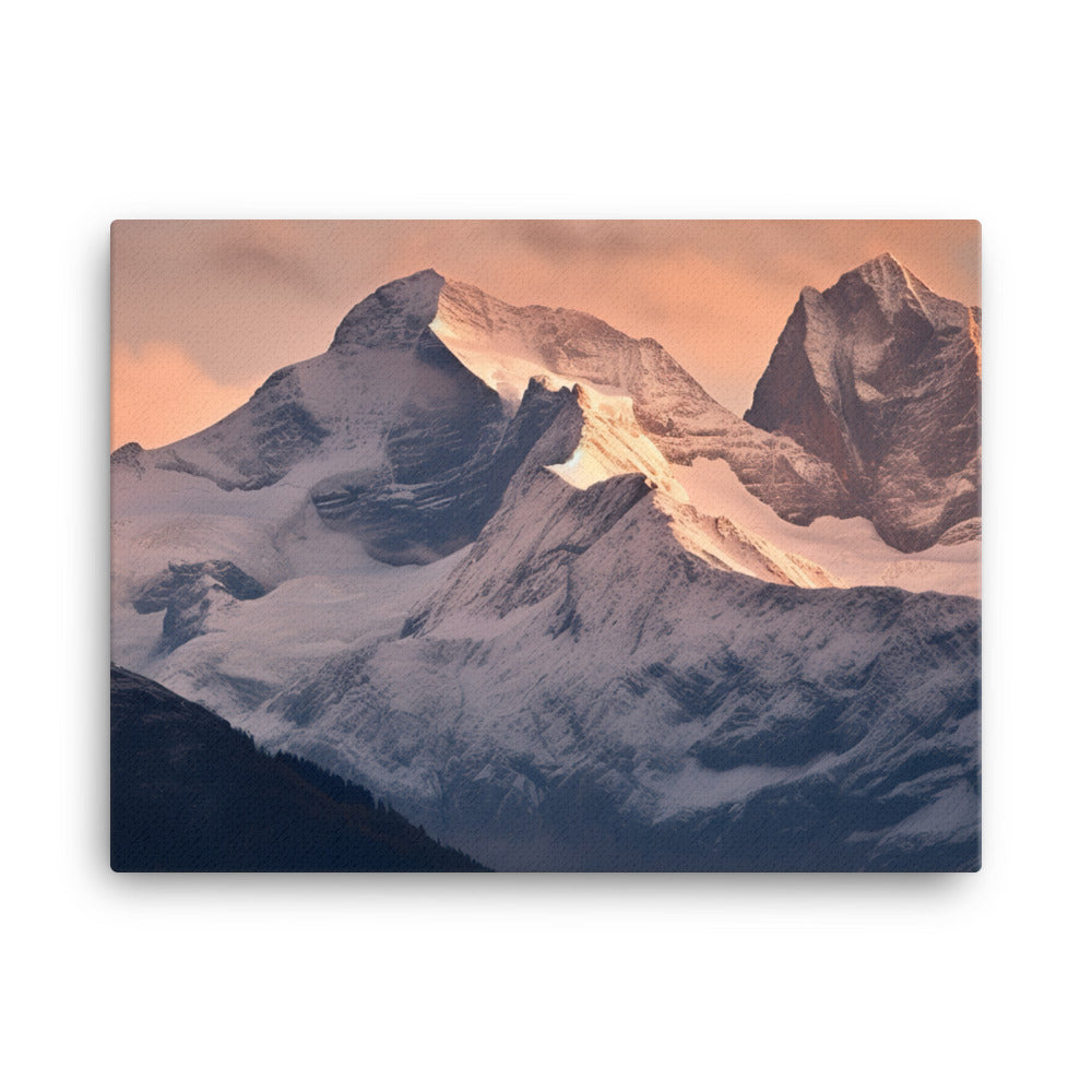 Breathtaking Swiss Alps canvas - Posterfy.AI