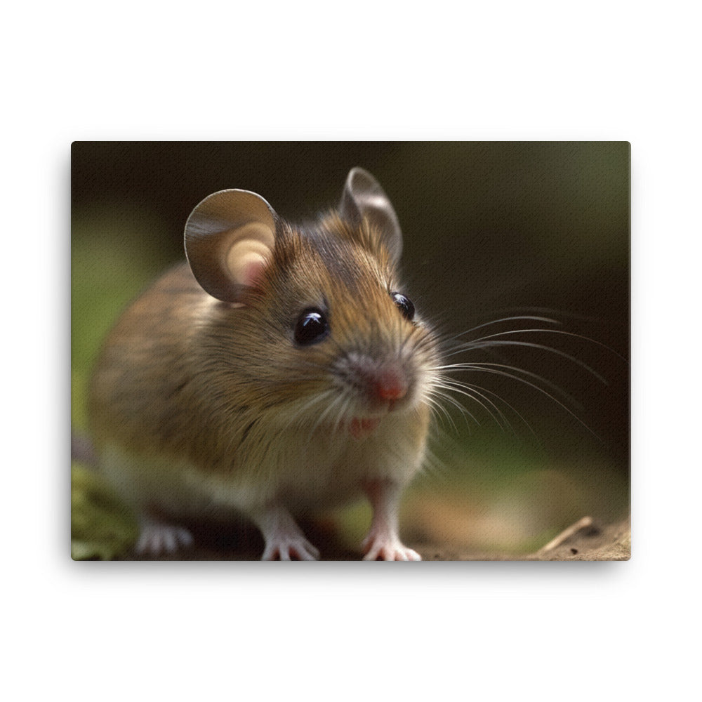 Adorable Woodland Jumping Mouse canvas - Posterfy.AI